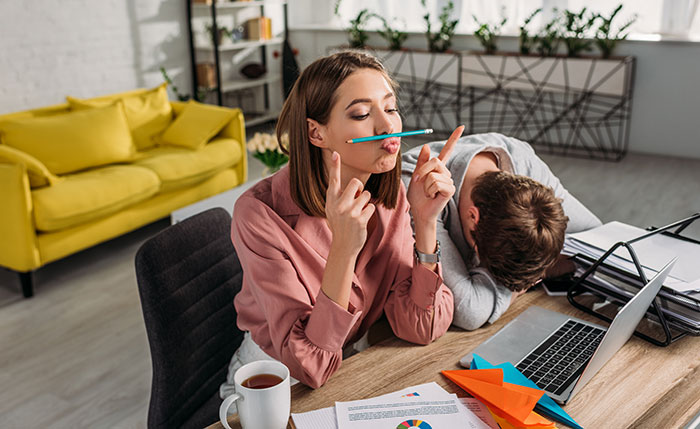 Girl with ADHD Frustrated boyfriend