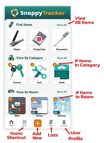 screenshot homepage